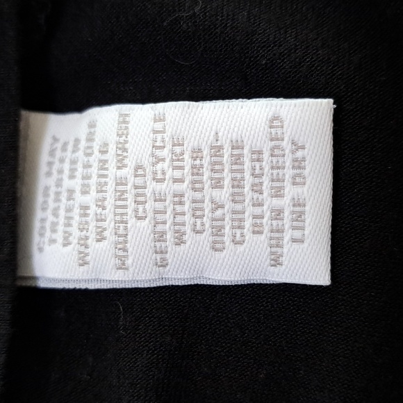 Charter Club Women's Knit Long Sleeve Ruched Neck Top Size Large Black - Picture 7 of 8